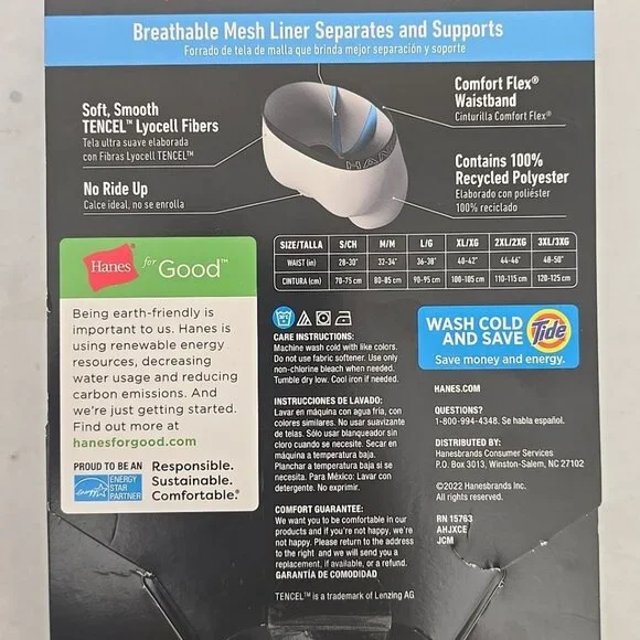 Hanes Comfort Flex Fit Tagless Trunks (3-Pack) – Size S 28-30 - Picture 5 of 6